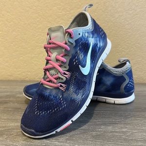 Nike Free 5.0 women’s running deep royal blue shoes Size 6.5